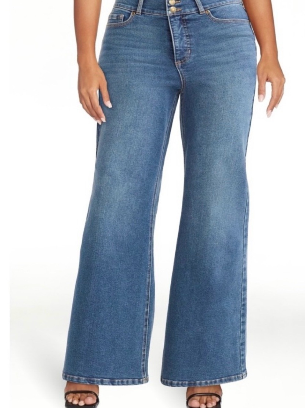 Sofia Wide Leg Margot Jeans Size 6